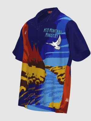 Podiumwear NEW for 2025!  Ripstock Fabric Crew Shirt with Buttons