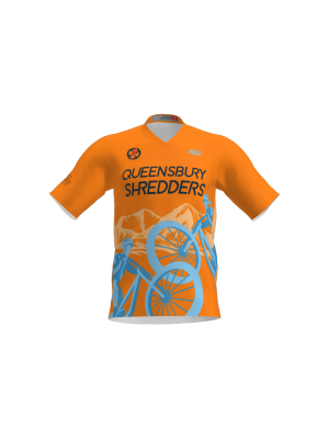 Podiumwear Men's Silver Short Sleeve MTB Jersey - New Fabric 2025!