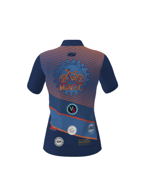 Podiumwear Women's Gold Full Zip Jersey