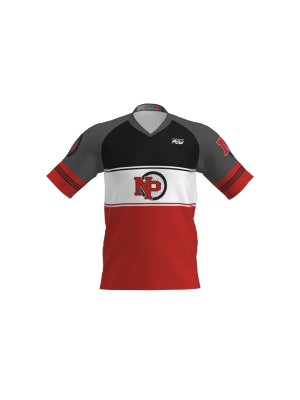Podiumwear Men's Silver Short Sleeve MTB Jersey - New Fabric 2025!