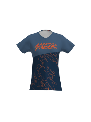 Podiumwear Women's Silver Short Sleeve MTB Jersey - NEW FABRIC 2025!