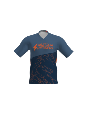 Podiumwear Men's Silver Short Sleeve MTB Jersey - New Fabric 2025!