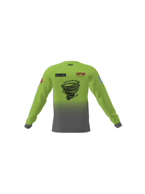 Podiumwear Unisex Silver Long Sleeve Tech Tee - New Fabric 2025!