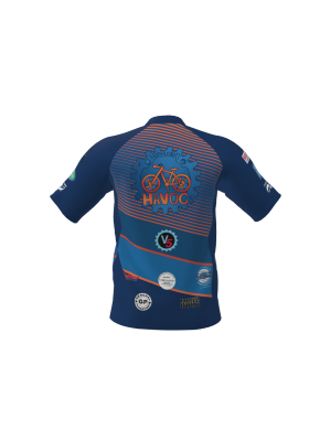 Podiumwear Men's Silver Short Sleeve MTB Jersey - New Fabric 2025!