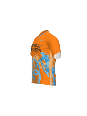Podiumwear Men's Silver Short Sleeve MTB Jersey - New Fabric 2025!