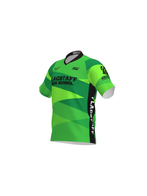 Podiumwear Men's Silver Short Sleeve MTB Jersey - New Fabric 2025!