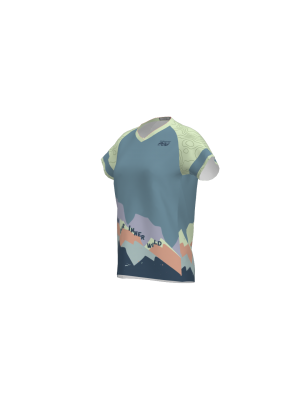 Podiumwear Women's Silver Short Sleeve MTB Jersey - NEW FABRIC 2025!