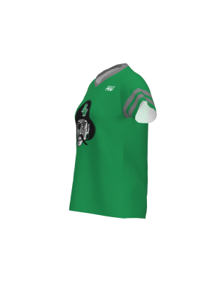 Podiumwear Women's Silver Short Sleeve MTB Jersey - NEW FABRIC 2025!
