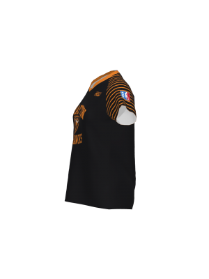 Podiumwear Women's Silver Short Sleeve MTB Jersey - NEW FABRIC 2025!