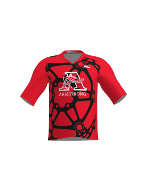 Podiumwear Men's Loose Fit Short Sleeve MTB Jersey - New Fabric 2025!