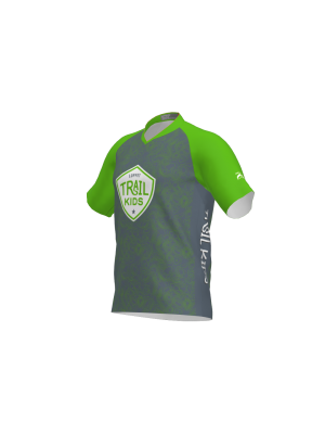 Podiumwear Men's Silver Short Sleeve MTB Jersey - New Fabric 2025!