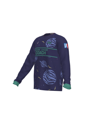 Podiumwear Unisex Silver Long Sleeve Tech Tee - New Fabric 2025!