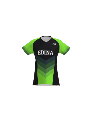 Podiumwear Women's Silver Short Sleeve MTB Jersey - NEW FABRIC 2025!