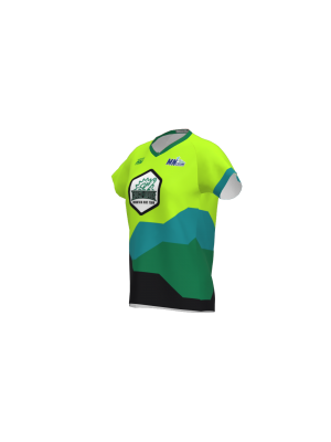 Podiumwear Women's Silver Short Sleeve MTB Jersey - NEW FABRIC 2025!