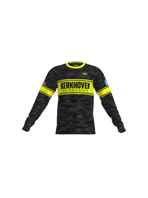 Podiumwear Unisex Silver Long Sleeve Tech Tee - New Fabric 2025!