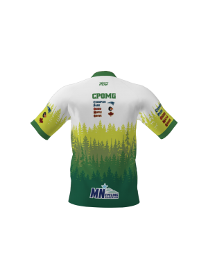 Podiumwear Men's Silver Short Sleeve MTB Jersey - New Fabric 2025!