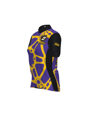 Podiumwear Women's Gold Full Zip Jersey