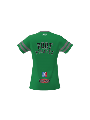 Podiumwear Women's Silver Short Sleeve MTB Jersey - NEW FABRIC 2025!