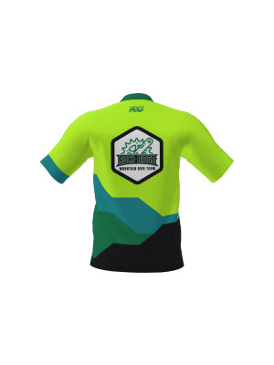 Podiumwear Men's Silver Short Sleeve MTB Jersey - New Fabric 2025!