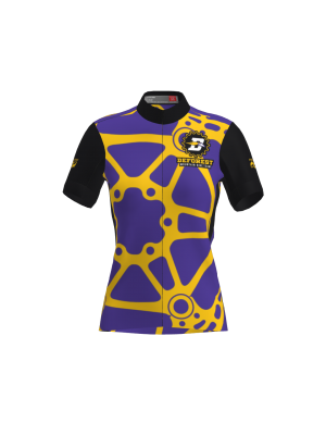 Podiumwear Women's Gold Full Zip Jersey