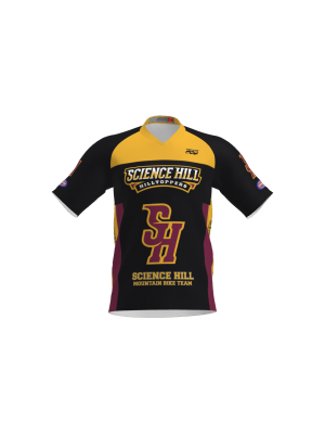Podiumwear Men's Silver Short Sleeve MTB Jersey - New Fabric 2025!