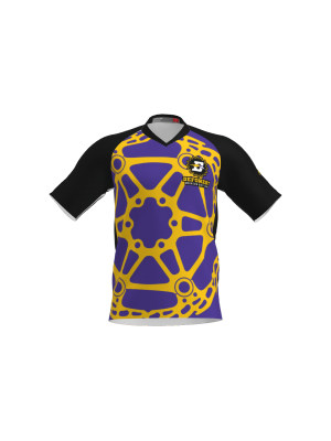 Podiumwear Men's Silver Short Sleeve MTB Jersey - New Fabric 2025!