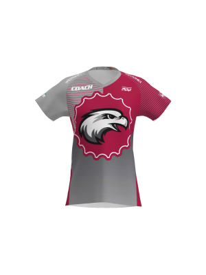 Podiumwear Women's Silver Short Sleeve MTB Jersey - NEW FABRIC 2025!