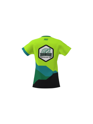 Podiumwear Women's Silver Short Sleeve MTB Jersey - NEW FABRIC 2025!