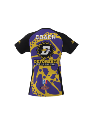 Podiumwear Women's Silver Short Sleeve MTB Jersey - NEW FABRIC 2025!