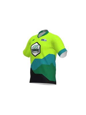 Podiumwear Men's Silver Short Sleeve MTB Jersey - New Fabric 2025!