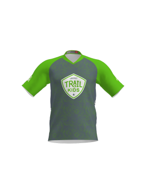 Podiumwear Men's Silver Short Sleeve MTB Jersey - New Fabric 2025!