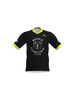 Podiumwear Men's Silver Short Sleeve MTB Jersey - New Fabric 2025!