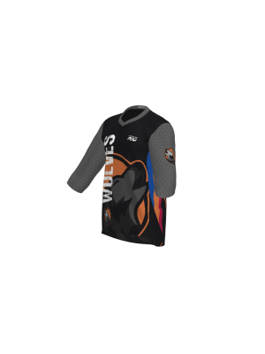 Podiumwear Men's Loose Fit Short Sleeve MTB Jersey - New Fabric 2025!
