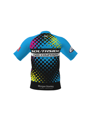 Podiumwear Men's Silver Short Sleeve MTB Jersey - New Fabric 2025!