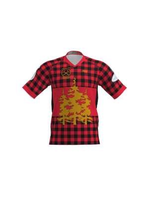 Podiumwear Men's Silver Short Sleeve MTB Jersey - New Fabric 2025!