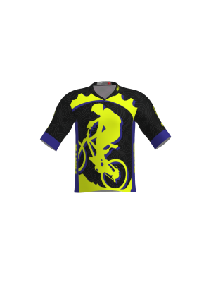 Podiumwear Men's Loose Fit Short Sleeve MTB Jersey - New Fabric 2025!