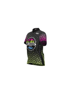 Podiumwear Women's Gold Full Zip Jersey