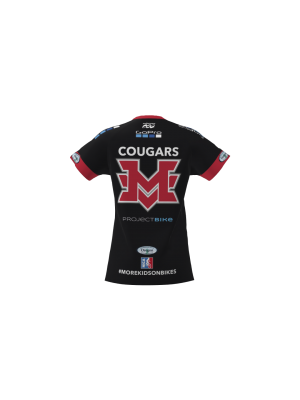 Podiumwear Women's Silver Short Sleeve MTB Jersey - NEW FABRIC 2025!