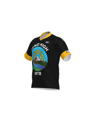 Podiumwear Men's Silver Short Sleeve MTB Jersey - New Fabric 2025!
