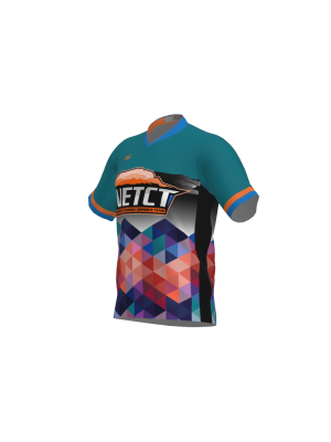 Podiumwear Men's Silver Short Sleeve MTB Jersey - New Fabric 2025!