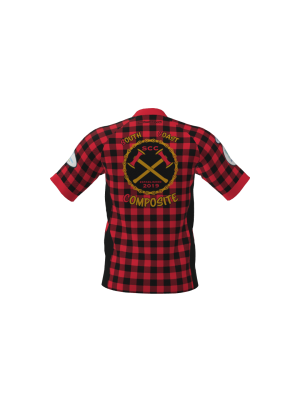Podiumwear Men's Silver Short Sleeve MTB Jersey - New Fabric 2025!