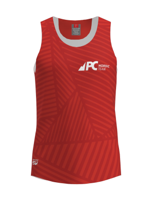Podiumwear Men's Singlet (Nordic Skiing) Front View