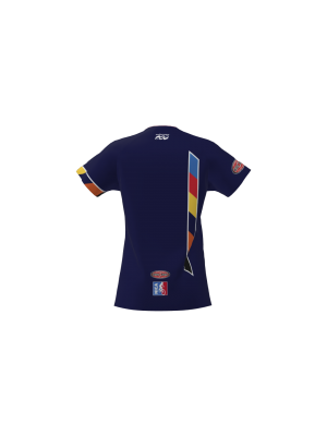 Podiumwear Women's Silver Short Sleeve MTB Jersey - NEW FABRIC 2025!