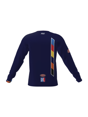Podiumwear Unisex Silver Long Sleeve Tech Tee - New Fabric 2025!