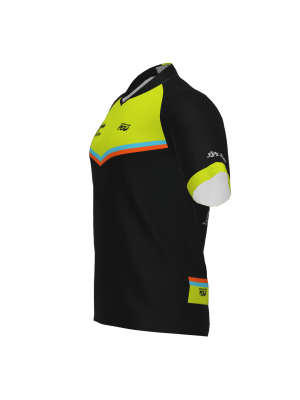 Podiumwear Men's Silver Short Sleeve MTB Jersey - New Fabric 2025!