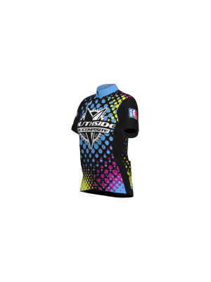 Podiumwear Women's Gold Full Zip Jersey