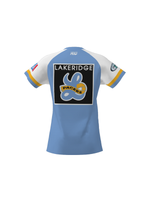 Podiumwear Women's Silver Short Sleeve MTB Jersey - NEW FABRIC 2025!