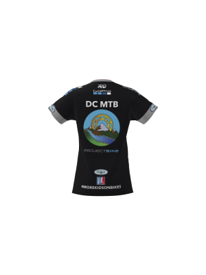 Podiumwear Women's Silver Short Sleeve MTB Jersey - NEW FABRIC 2025!