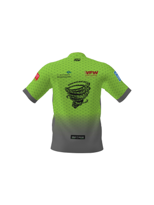 Podiumwear Men's Silver Short Sleeve MTB Jersey - New Fabric 2025!