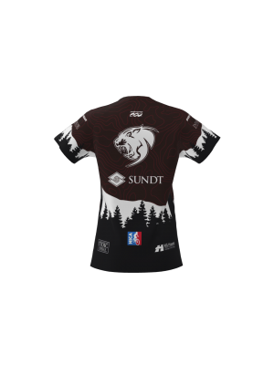 Podiumwear Women's Silver Short Sleeve MTB Jersey - NEW FABRIC 2025!